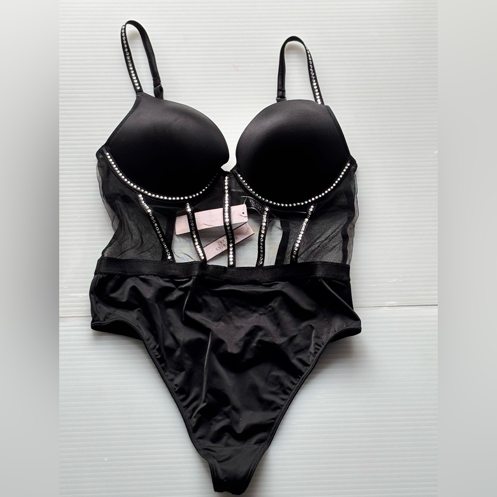 Victoria’s Secret Very Sexy Subtle Shine Push-Up Teddy